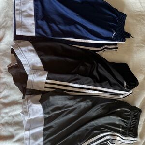 Adidas Athletic Shorts - grey, black and navy